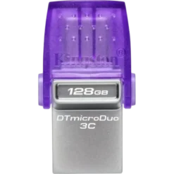 KINGSTON DATATRAVELER MICRODUO 3C 128GB 200MB S USB A USB C 2