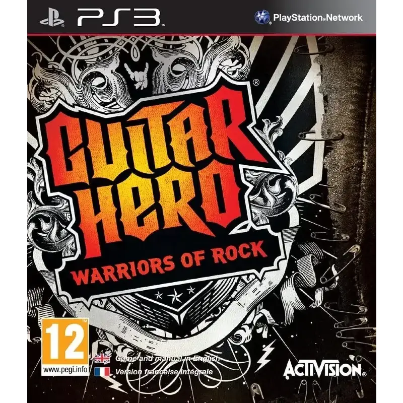 GUITAR HERO WARRIORS OF ROCK PS3 (SEMI-NOVO)