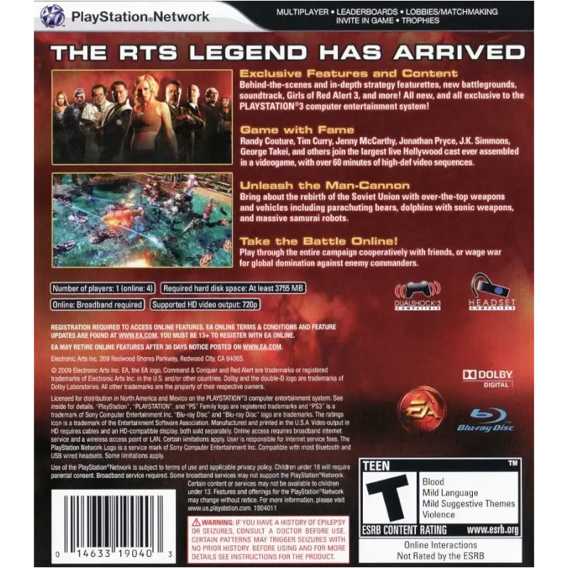 COMMAND & CONQUER ALERTA VERMELHO 3 ULTIMATE EDITION PS3 (SEMI-NOVO) - Image 3