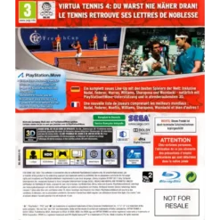 VIRTUA TENNIS 4 PS3 BC