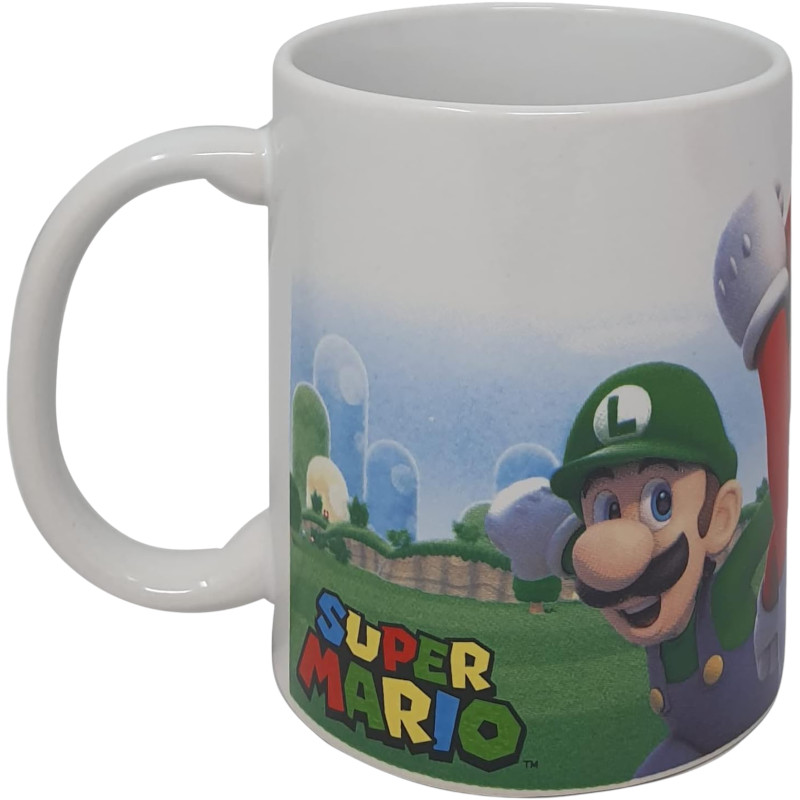 CANECA SUPER MARIO (MARIO E SEUS AMIGOS) BRANCA 325 ML - Image 2