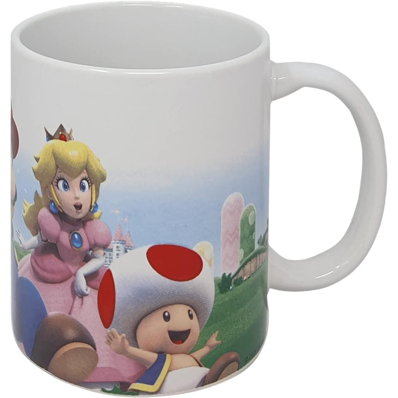 CANECA SUPER MARIO (MARIO E SEUS AMIGOS) BRANCA 325 ML - Image 3
