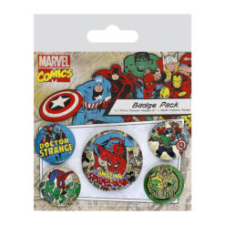 PACK 5 PINS MARVEL COMICS SPIDER-MAN