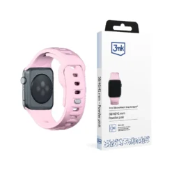3MK PULSEIRA DE SILICONE PARA APPLE WATCH POWDER PINK 6
