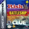 3 GAMES PACK RISK + BATTLESHIP + CLUE