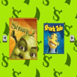 2 IN 1 GAME PACK SHARK TALE SHREK 2 GBA IG3
