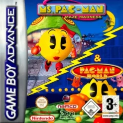 2 GREAT GAMES! MS. PAC-MAN MAZE MADNESS & PAC-MAN WORLD