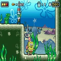 2 GAMES IN 1 THE SPONGEBOB SQUAREPANTS MOVIE NICKTOONS IN FREEZE FRAME FRENZY GBA IG1