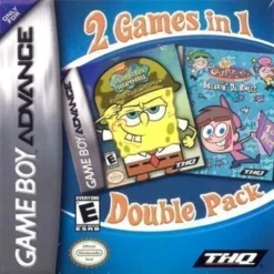 2 GAMES IN 1 SPONGEBOB SQUAREPANTS BATTLE FOR BIKINI BOTTOM + THE FAIRLY ODDPARENTS! BREAKIN' DA RULES GBA