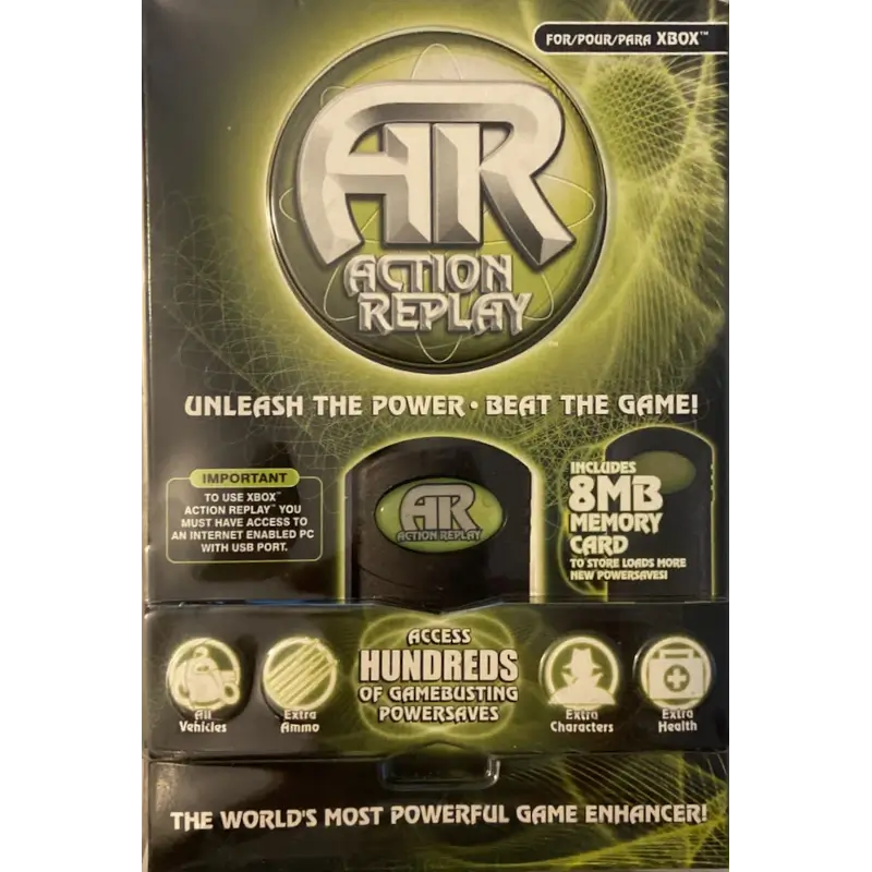 XBOX ACTION REPLAY MEMORY UNIT 8MB