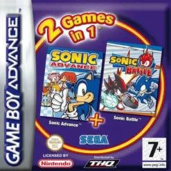 2 GAMES IN 1 SONIC ADVANCE + SONIC BATTLE