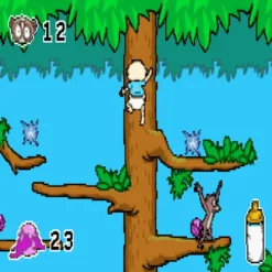 2 GAMES IN 1 RUGRATS GO WILD SUPERSPONGE GBA IG2