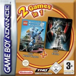 2 GAMES IN 1 LEGO KNIGHTS' KINGDOM + LEGO BIONICLE