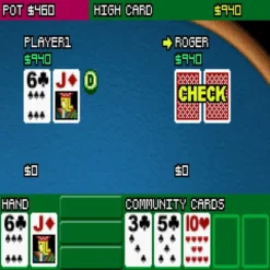 2 GAMES IN 1 GOLDEN NUGGET CASINO TEXAS HOLD EM POKER GBA IG2