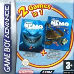 2 GAMES IN 1 FINDING NEMO + FINDING NEMO THE CONTINUING ADVENTURES