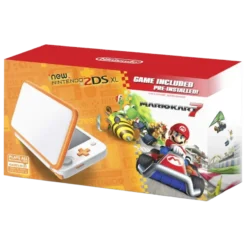 Consola New Nintendo 2DS XL (Branco/Laranja) + Mario Kart 7