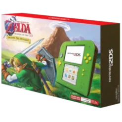 CONSOLA NINTENDO 2DS LINK GREEN + LOZ: OCARINA OF TIME 3D