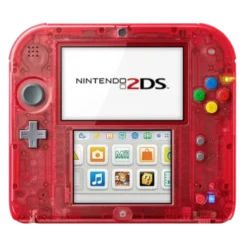 CONSOLA NINTENDO 2DS VERMELHO TRANSPARENTE POKEMON RED IG3