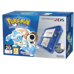 CONSOLA NINTENDO 2DS (AZUL TRANSPARENTE) + POKÉMON BLUE