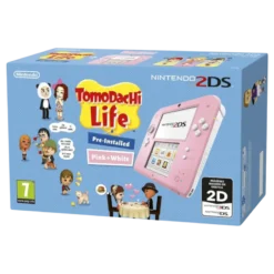 CONSOLA NINTENDO 2DS (ROSA/BRANCO) + TOMODACHI LIFE