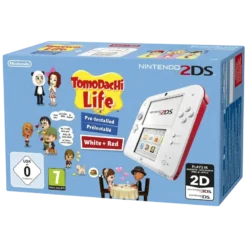 CONSOLA NINTENDO 2DS (VERMELHO/BRANCO) + TOMODACHI LIFE