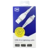 3MK CABO NYLON USB-A PARA LIGHTNING 1M 2.4A