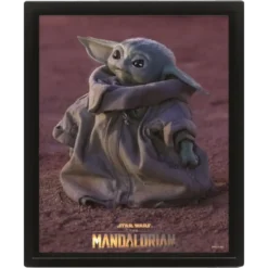QUADRO LENTICULAR STAR WARS MANDALORIAN (GROGU)