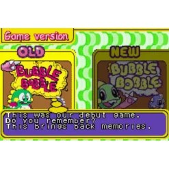 BUBBLE BOBBLE OLD NEW GBA IG3