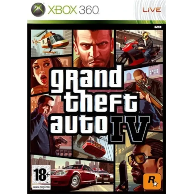 GRAND THEFT AUTO IV XBOX 360