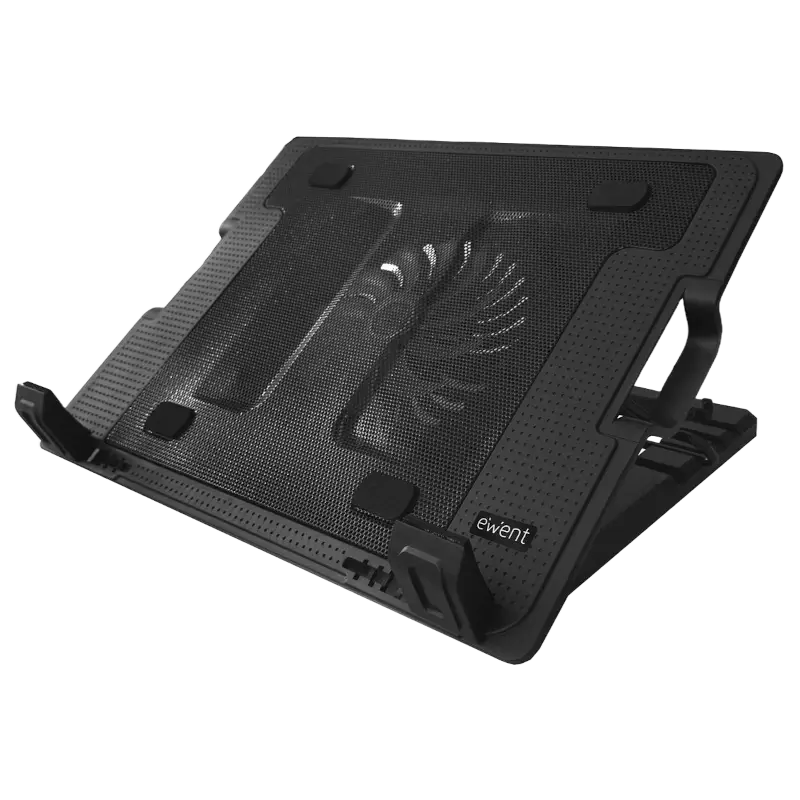 EWENT NOTEBOOK COOLING STAND MULTI-ANGLES WITH USB HUB EW1258 - Image 2