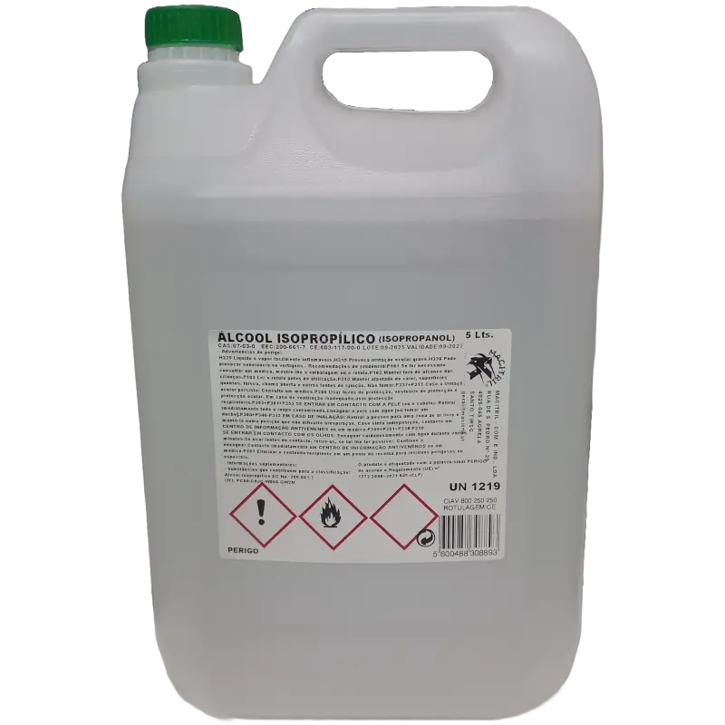 ÁLCOOL ISOPROPÍLICO (ISOPROPANOL) 5L