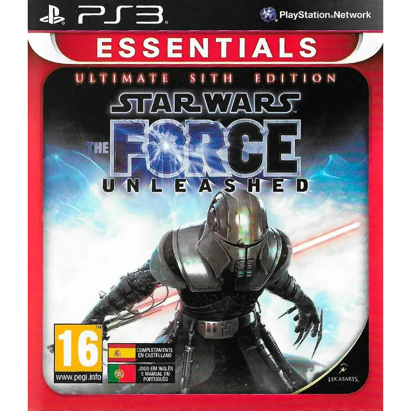 STAR WARS THE FORCE UNLEASHED (ULTIMATE SITH EDITION) (ESSENTIALS) PS3 (SEMI-NOVO)