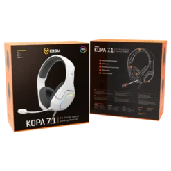 KROM KOPA 7.1 VIRTUAL SOUND GAMING HEADSET BRANCO IG1