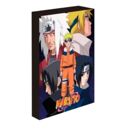 QUADRO ILUMINADO NARUTO (SASUKE & CO.) 30CMX40CM