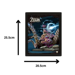 QUADRO LENTICULAR THE LEGEND OF ZELDA BREATH OF THE WILD GUARDIAN 3