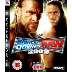 WWE SMACKDOWN VS RAW 2009 PS3 (SEMI-NOVO)