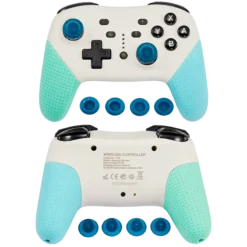 DOBE COMANDO SEM FIOS BLUETOOTH SUPORTE SMARTPHONE COMPATIVEL SWITCH VERDE AZUL 6