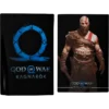 COBERTURA DE PLACA FRONTAL SUPERIOR E INFERIOR COMPATIVEL PLAYSTATION 5 1000 1100 1200 GOD OF WAR