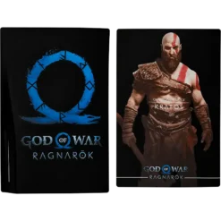 COBERTURA DE PLACA FRONTAL (SUPERIOR E INFERIOR) COMPATÍVEL PLAYSTATION 5 (1000 / 1100 / 1200) (GOD OF WAR)