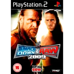 WWE SMACKDOWN VS RAW 2009 PS2 (SEMI-NOVO)