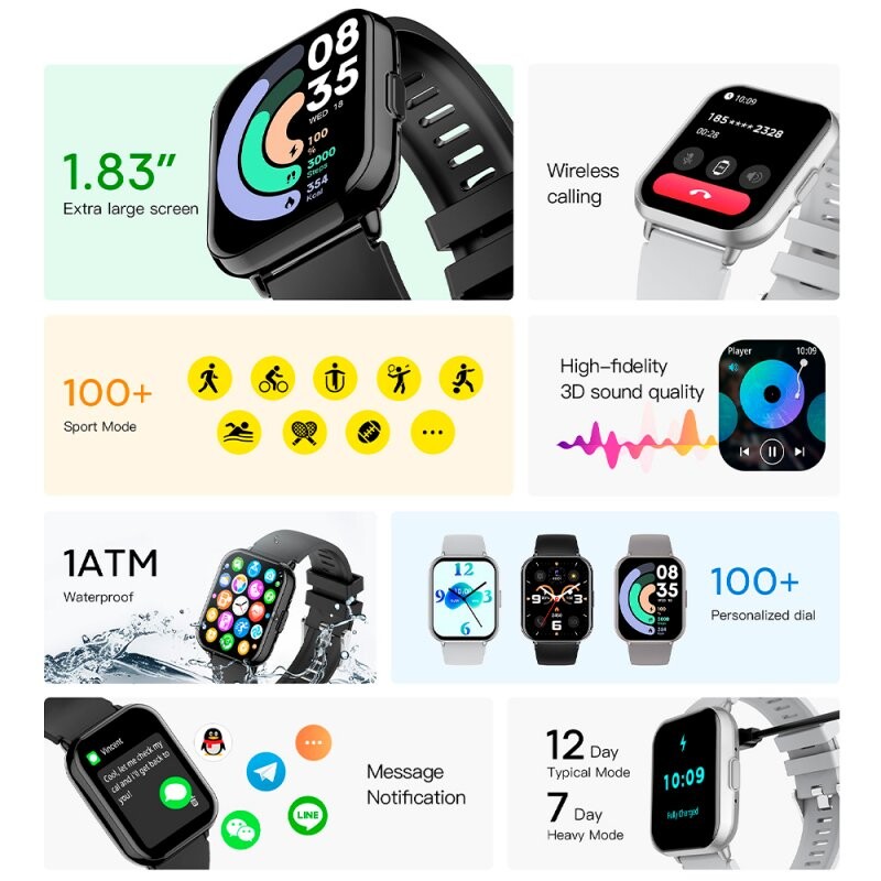 COOL SMARTWATCH COOL CASCAIS (PRETO) - Image 8