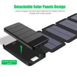 COOL POWERBANK 10.000 mAH + 4 PAINÉIS SOLARES 8