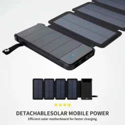 COOL POWERBANK 10.000 mAH + 4 PAINÉIS SOLARES 4