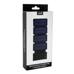 COOL POWERBANK 10.000 mAH 4 PAINEIS SOLARES 9