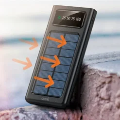 COOL POWERBANK COM 4 CABOS PAINEL SOLAR 5