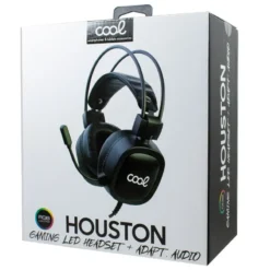 COOL GAMING LED HEADSET + ADAPT. AUDIO HOUSTON 2