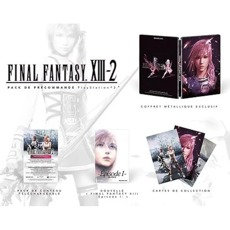 FINAL FANTASY XIII-2 (STEEL BOOKEDITION) PS3 (SEMI-NOVO) - Image 3