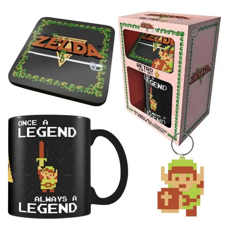 CONJUNTO PARA OFERTA THE LEGEND OF ZELDA RETRO