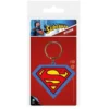 PORTA-CHAVES DE BORRACHA SUPER HOMEM (ESCUDO)