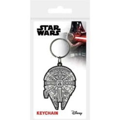 PORTA-CHAVES DE BORRACHA STAR WARS MILLENIUM FALCON